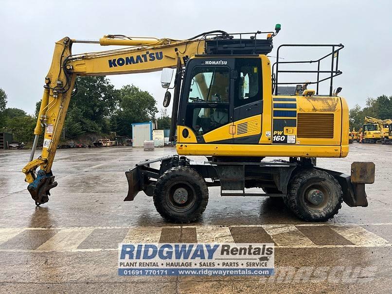 Komatsu PW 160 Pyöräkaivukoneet