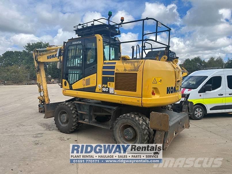Komatsu PW 160 Pyöräkaivukoneet
