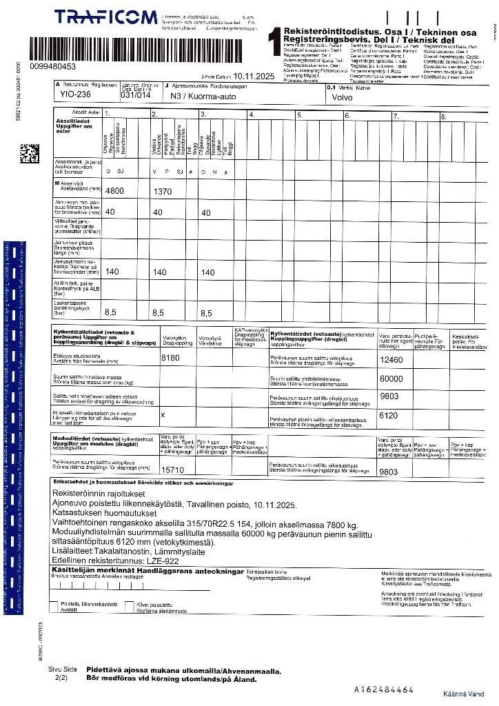 Volvo FH 13 Umpikorikuorma-autot