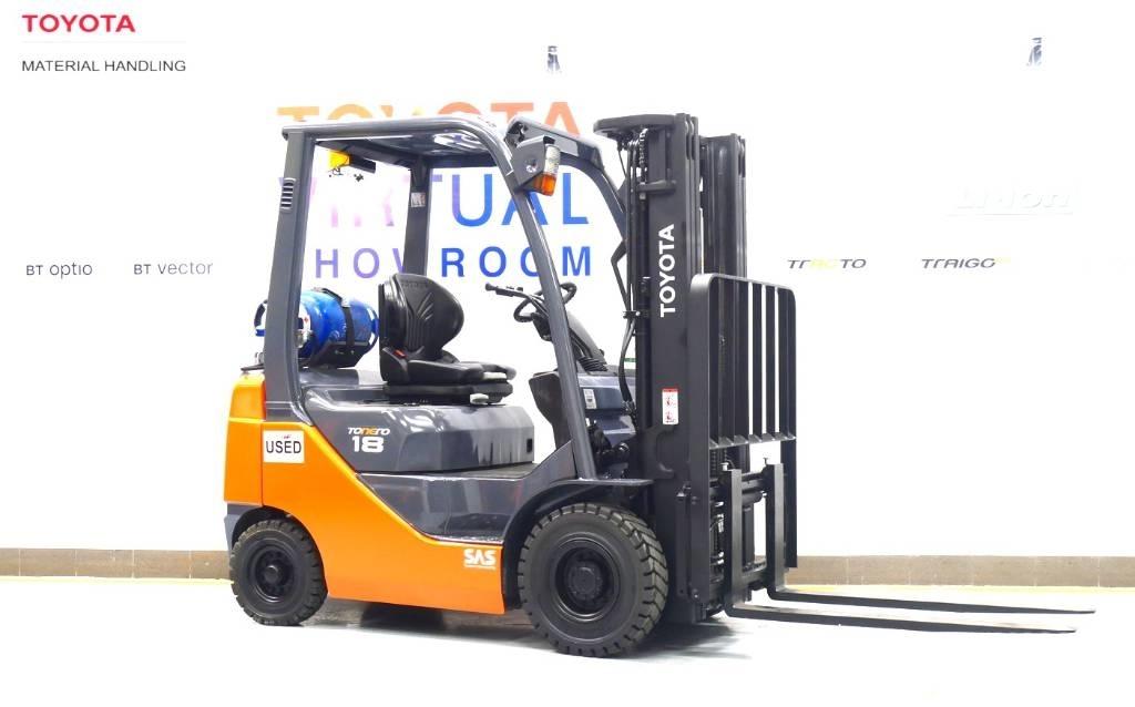 Toyota 02-8FGF18 Nestekaasutrukit