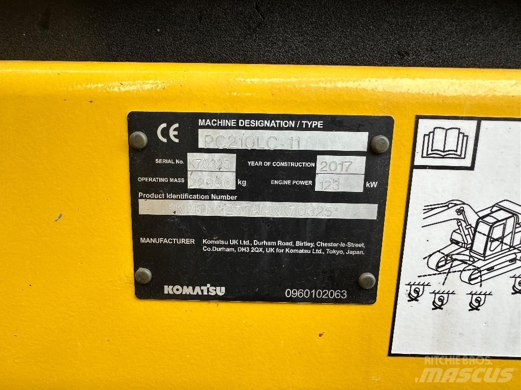 Komatsu PC 210 LC-11 Telakaivukoneet