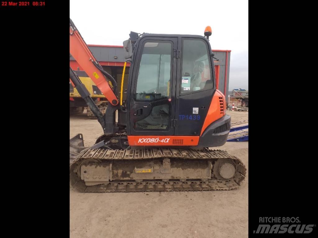 Kubota KX 080-4 Midikaivukoneet 7t - 12t