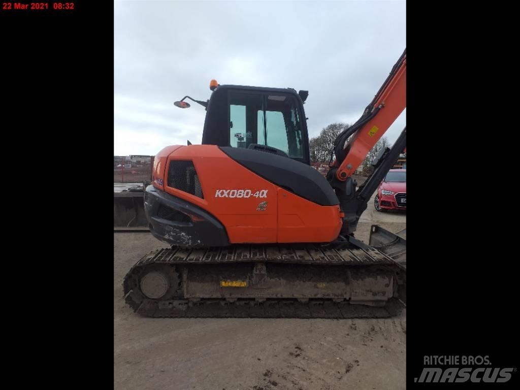 Kubota KX 080-4 Midikaivukoneet 7t - 12t