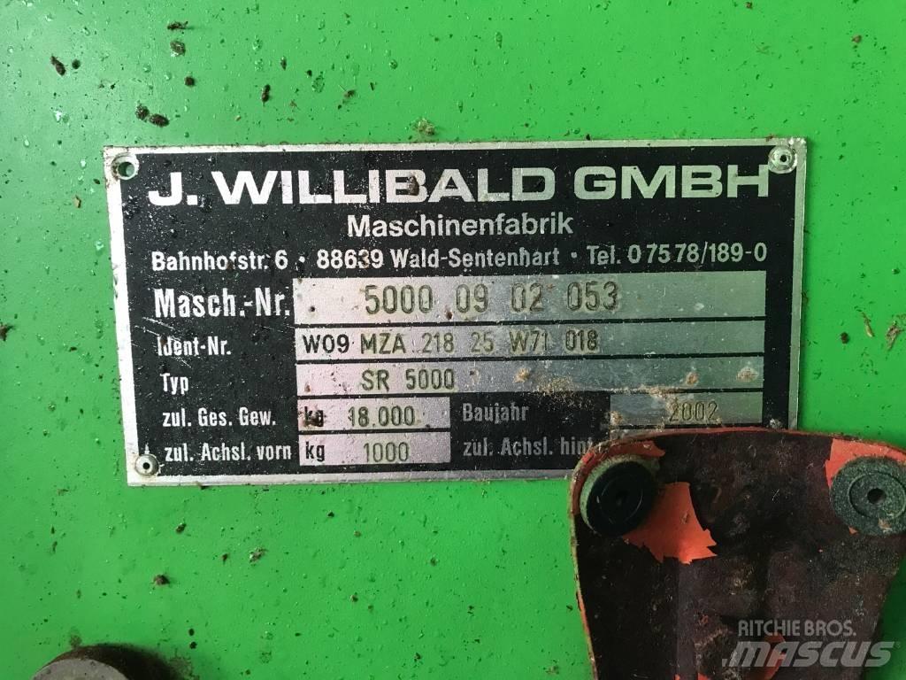 Willibald SR 5000 Jätteen silppurit