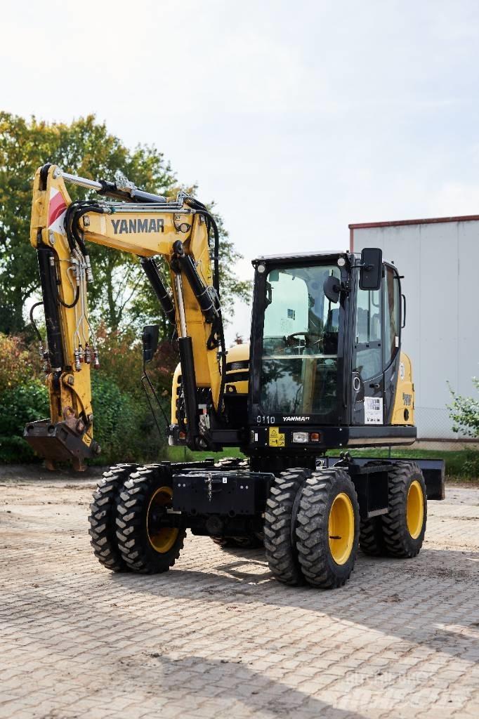Yanmar B 75 W Pyöräkaivukoneet