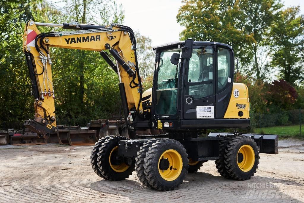 Yanmar B 75 W Pyöräkaivukoneet