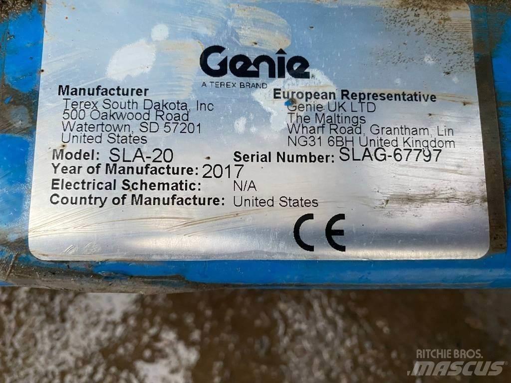 Genie SLA 20 Käyden ajettavat pinoamistrukit