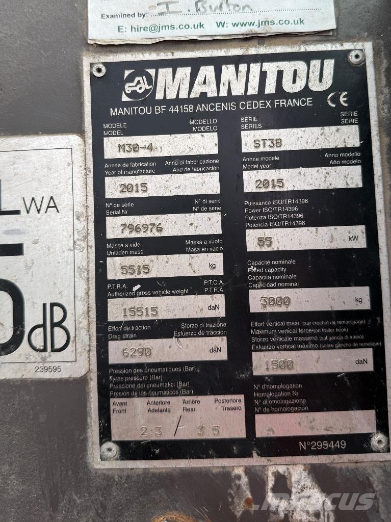 Manitou M30-4 ST3B Kurottajat