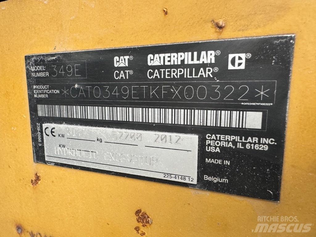 CAT 349 E Telakaivukoneet