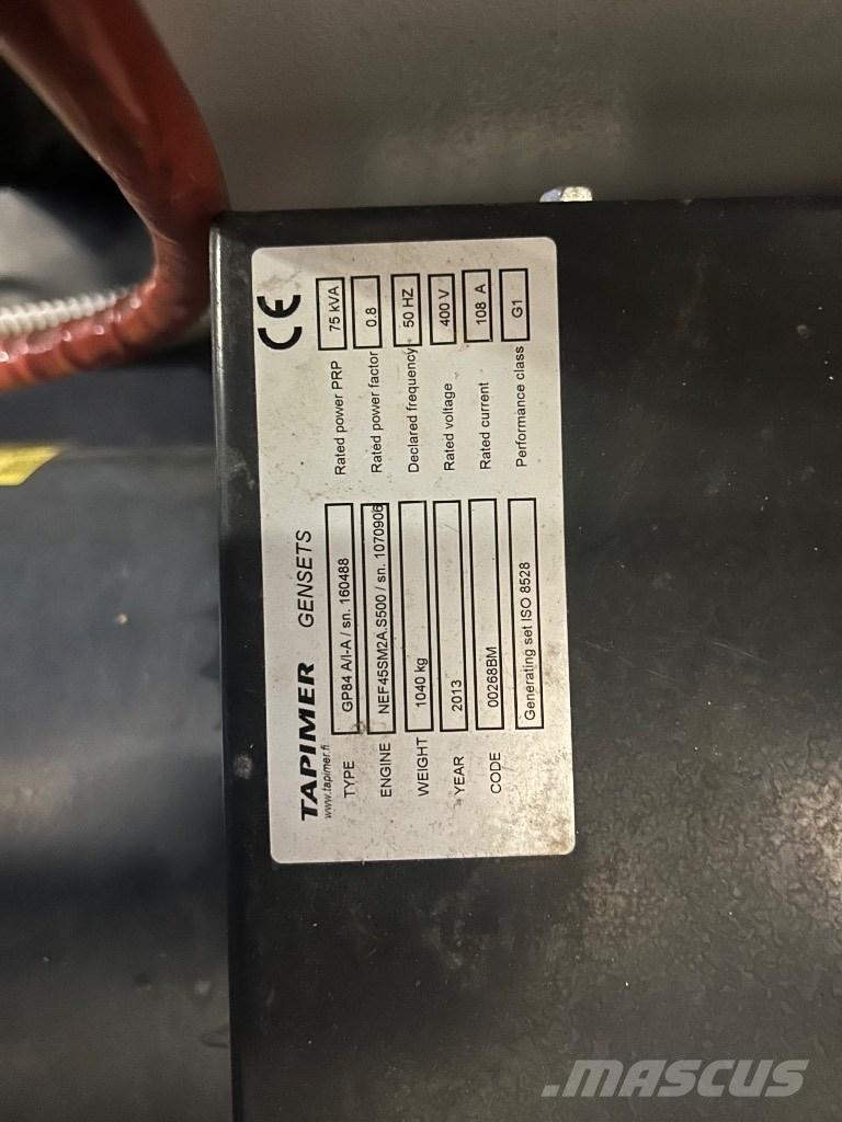 Genset GP84 75KVA Dieselgeneraattorit