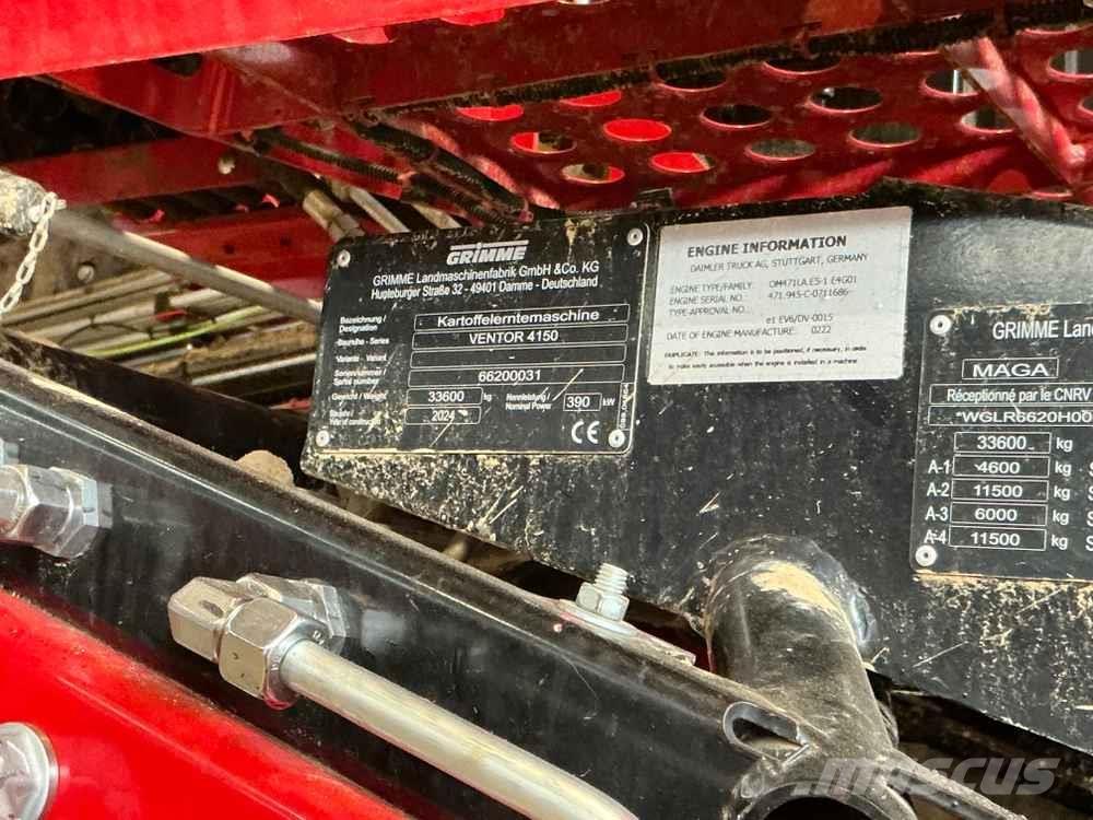 Grimme VENTOR 4150 Perunannostokoneet