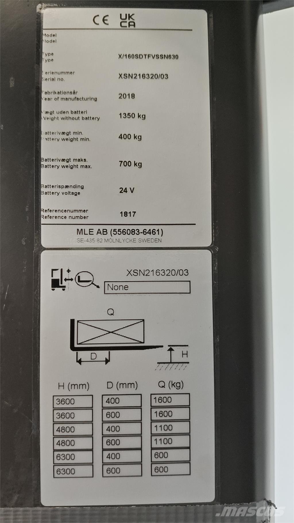 Atlet XSN160E Ajettavat pinoamisvaunut