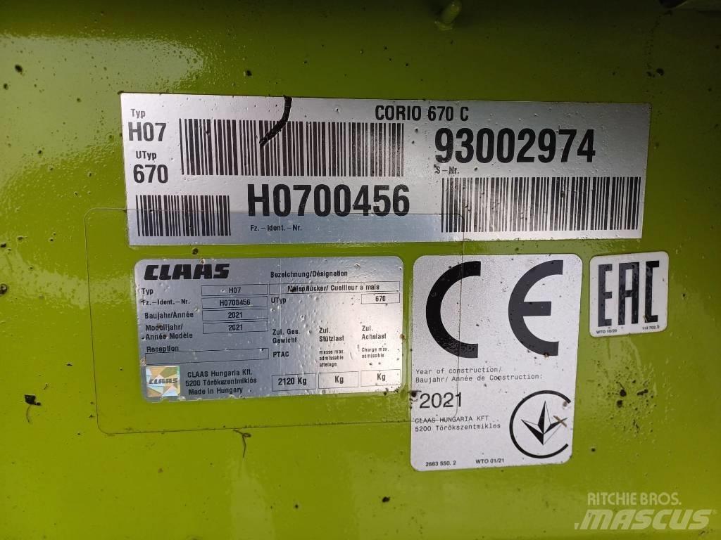 CLAAS Corio Lisävarusteet ja komponentit