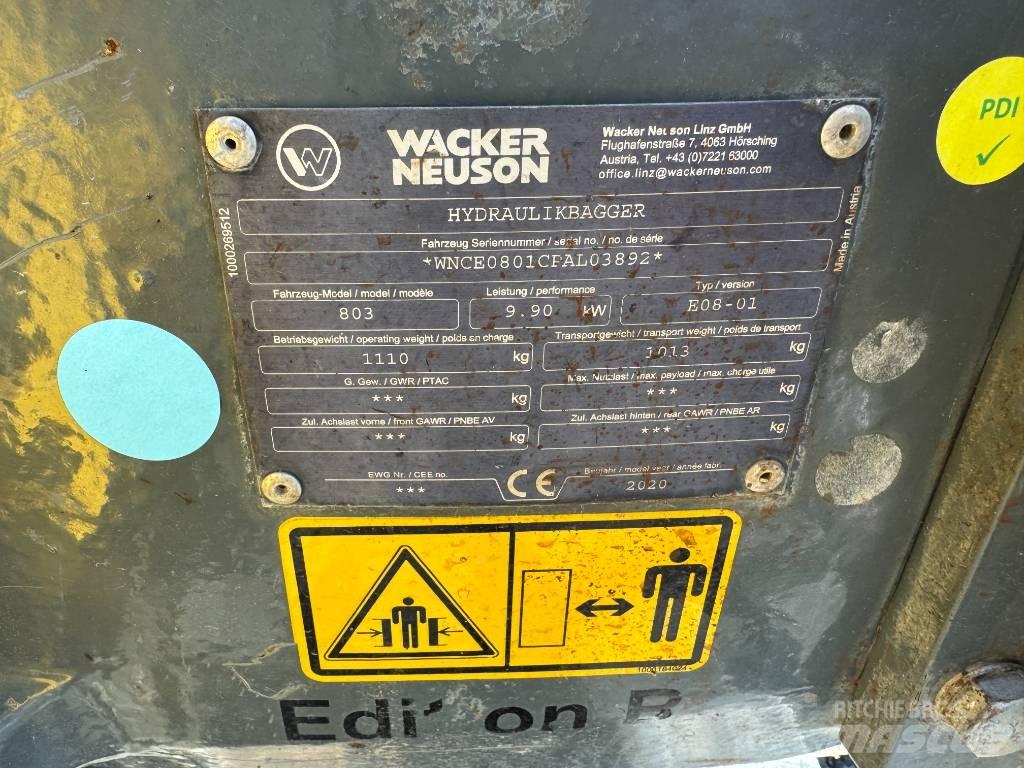 Wacker Neuson 803 Telakaivukoneet