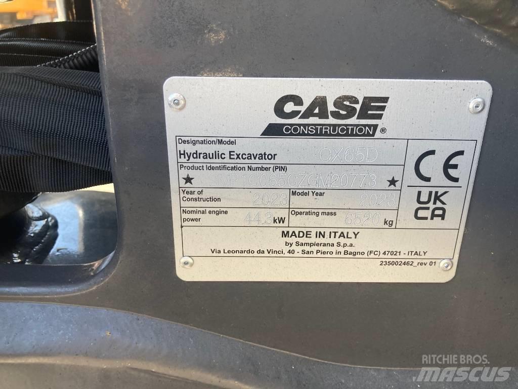 CASE CX65D Minikaivukoneet < 7t