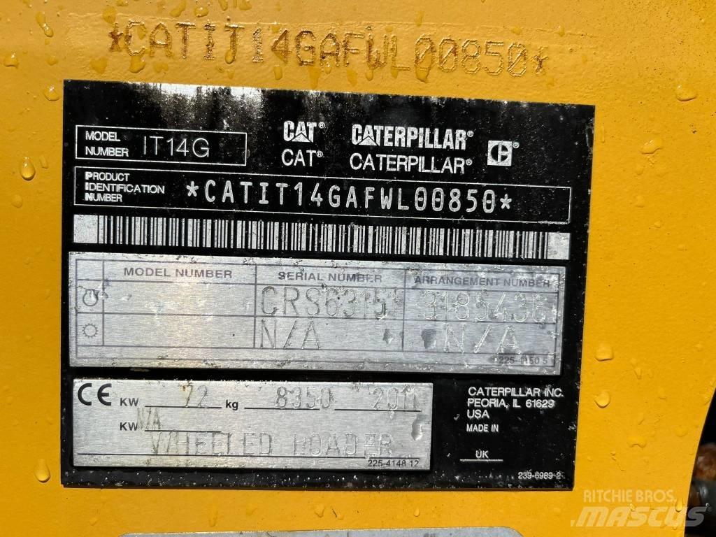CAT IT 14 G Pyöräkuormaajat
