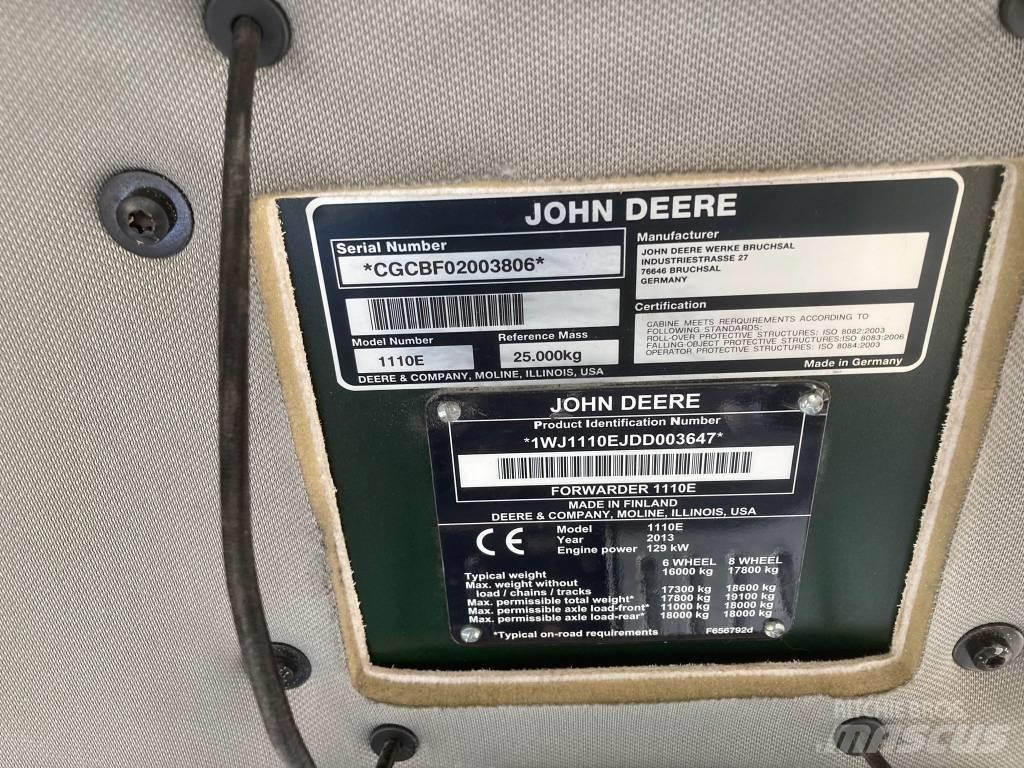 John Deere 1110E Kuormatraktorit