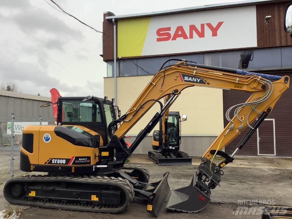 Sany SY80U Midikaivukoneet 7t - 12t