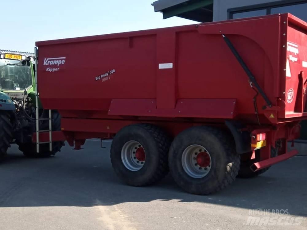 Krampe Big Body 550 Lavapuoliperävaunut