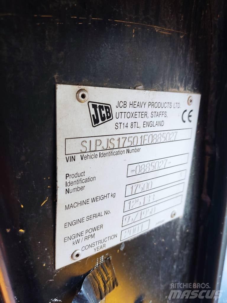 JCB JS 175 W Pyöräkaivukoneet