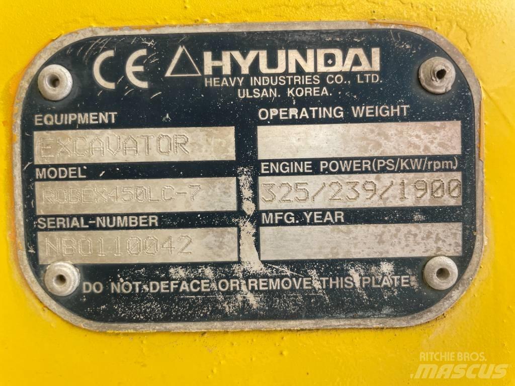 Hyundai R 450 LC-7 Telakaivukoneet
