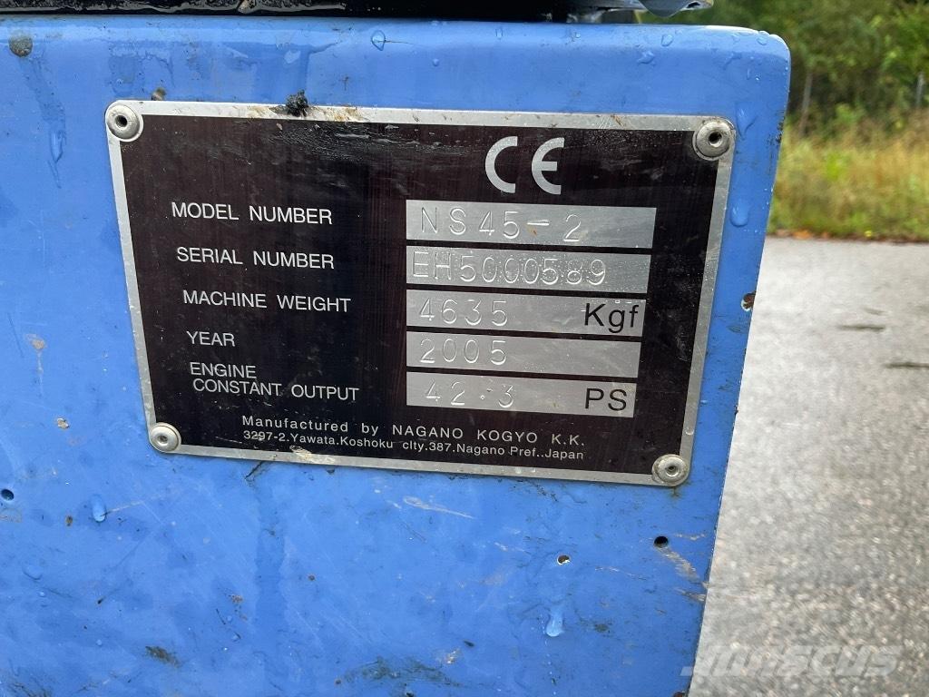 Nagano N50 Muut kuormaus- ja kaivuulaitteet sekä lisävarusteet