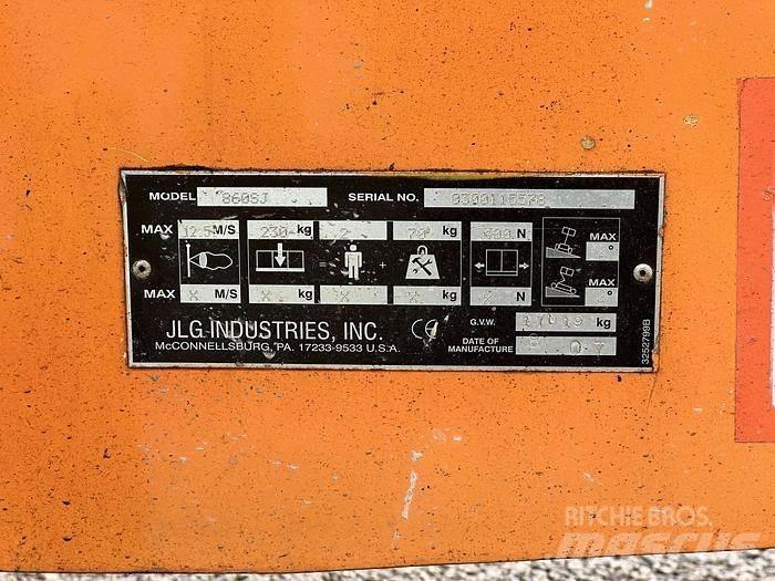 JLG 860SJ Teleskooppipuominostimet