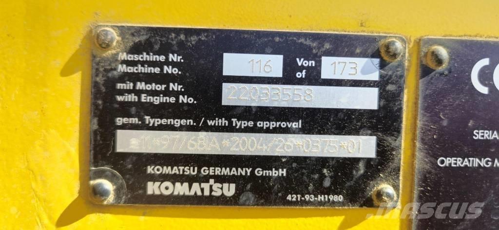 Komatsu PW 180-7EO Pyöräkaivukoneet