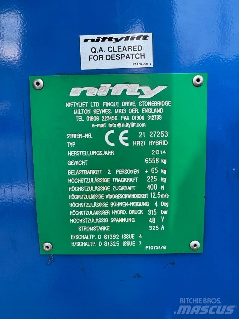 Niftylift HR 21 D E Kuukulkijat