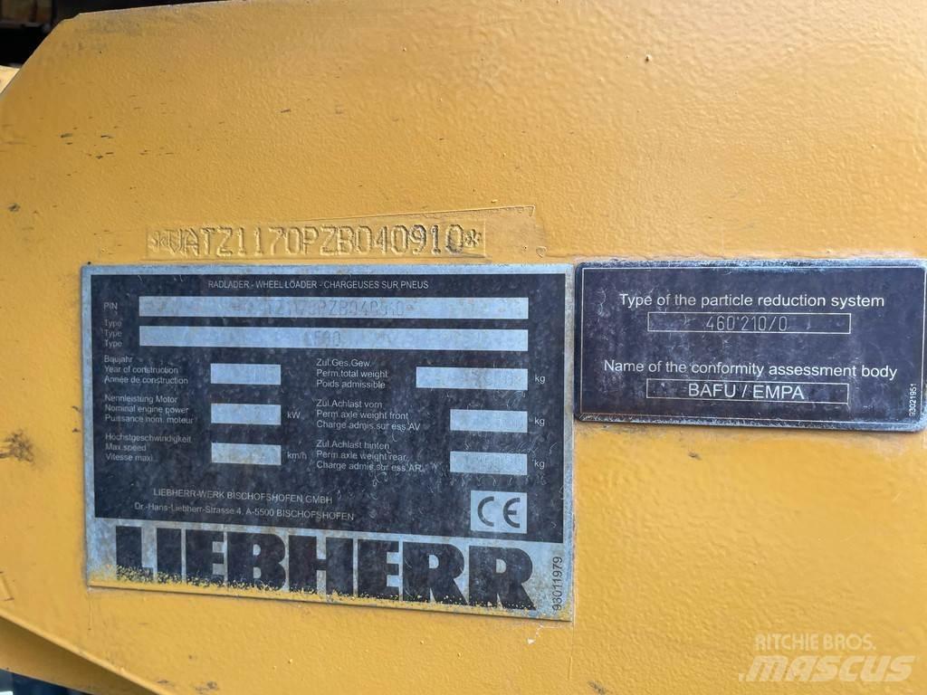 Liebherr L580 Pyöräkuormaajat