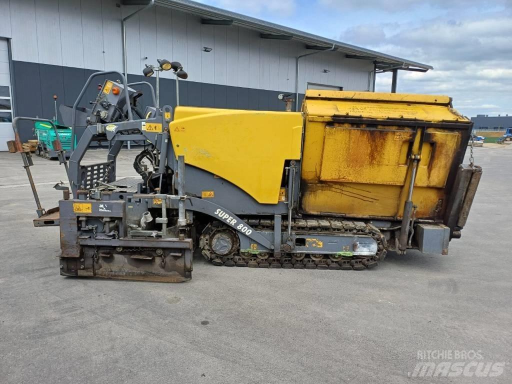 Vögele Super 800 Asfalttikoneet