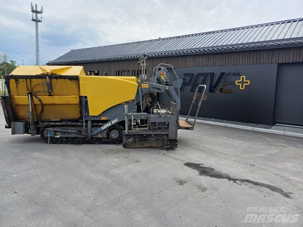 Vögele Super 800 Asfalttikoneet