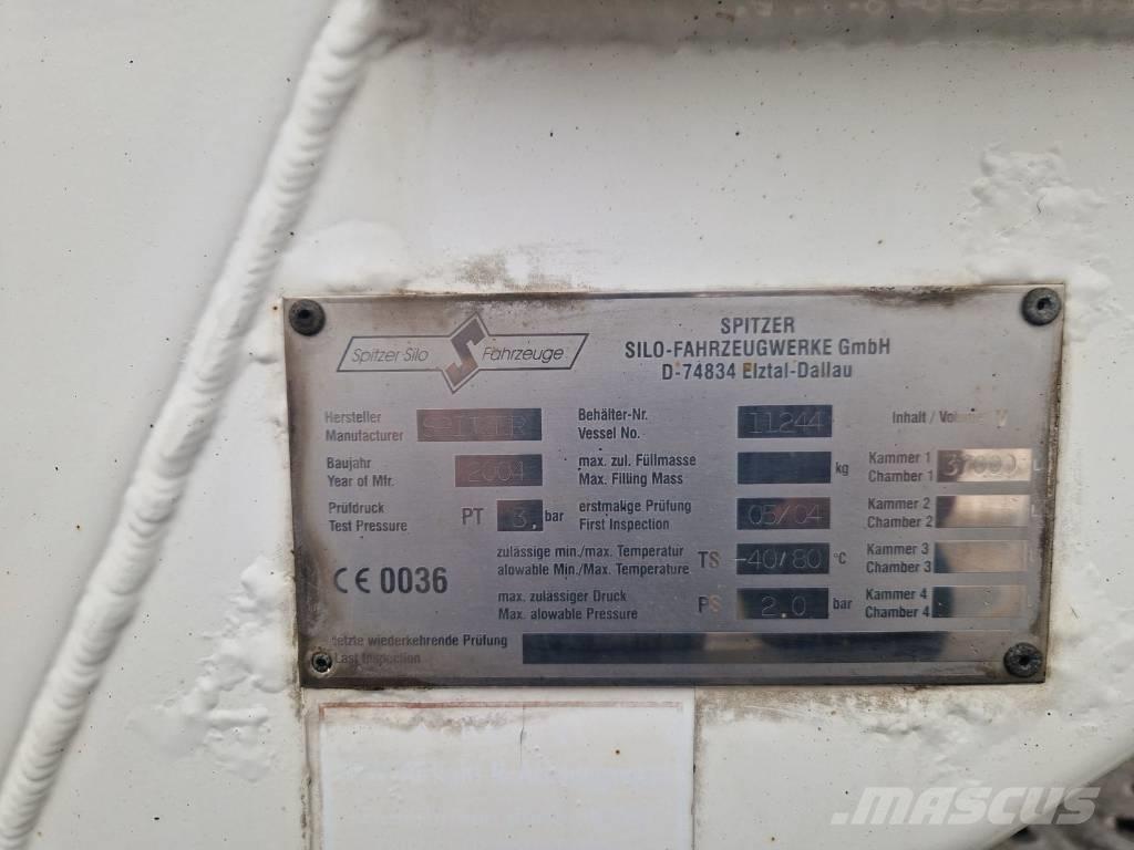 Spitzer SF 2737/2 P Säiliöpuoliperävaunut