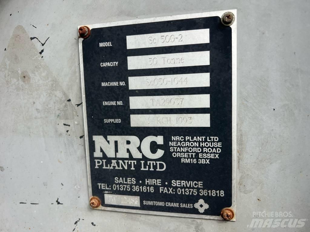 Sumitomo SC500 Tela-alustaiset nosturit
