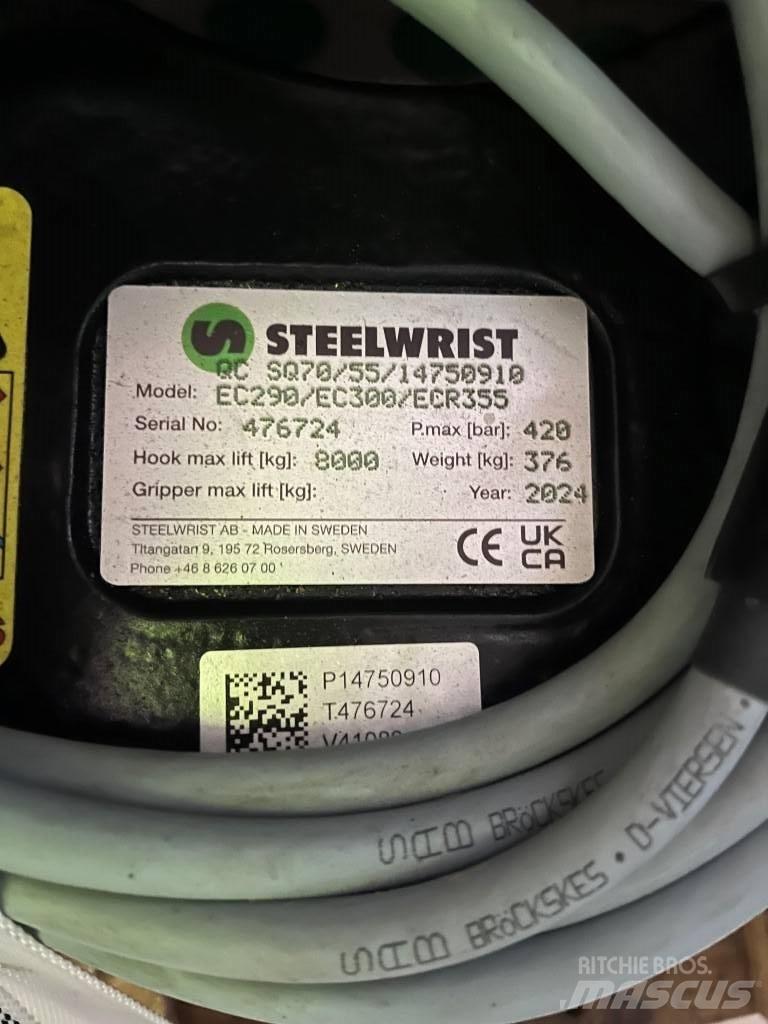 Steelwrist S70 Pikakytkimet