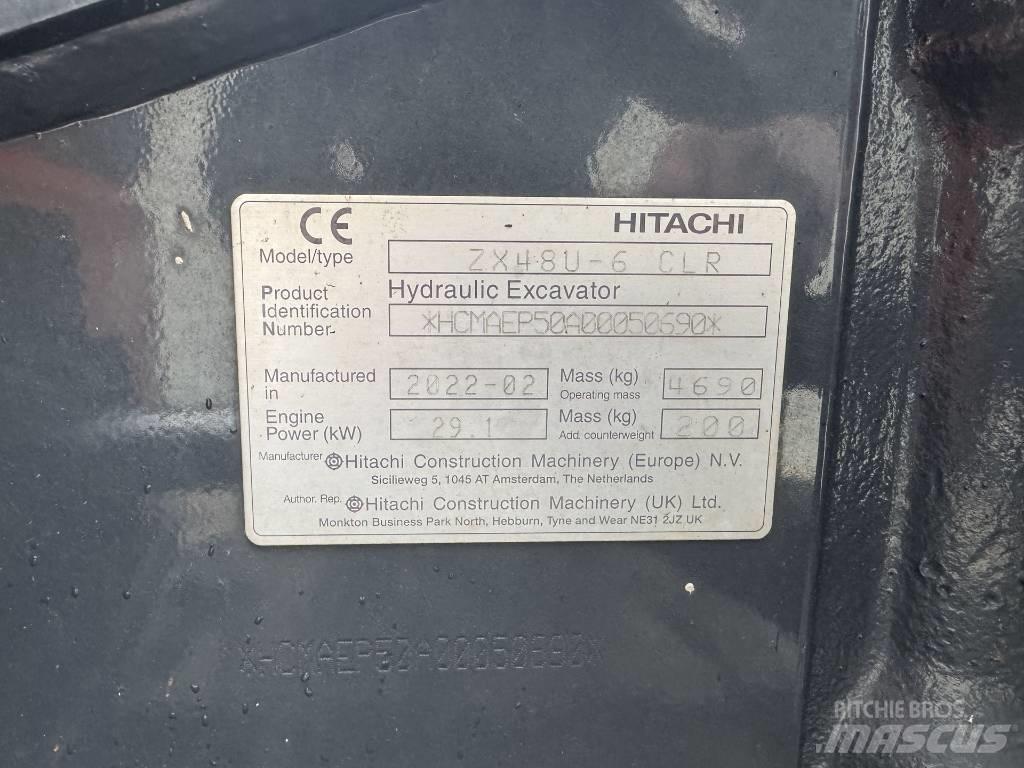 Hitachi ZX 48 U-6 Minikaivukoneet < 7t