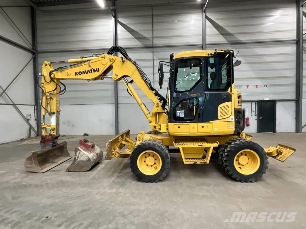 Komatsu PW 98 MR-8 Pyöräkaivukoneet