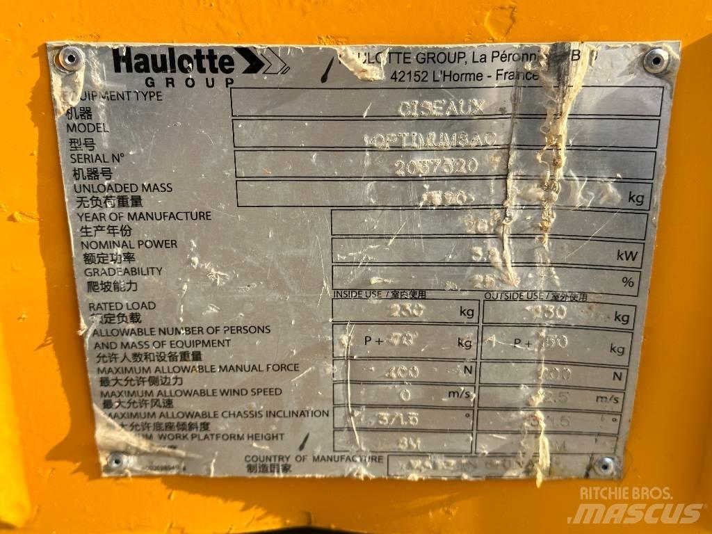 Haulotte OPTIMUM 8 Saksilavat
