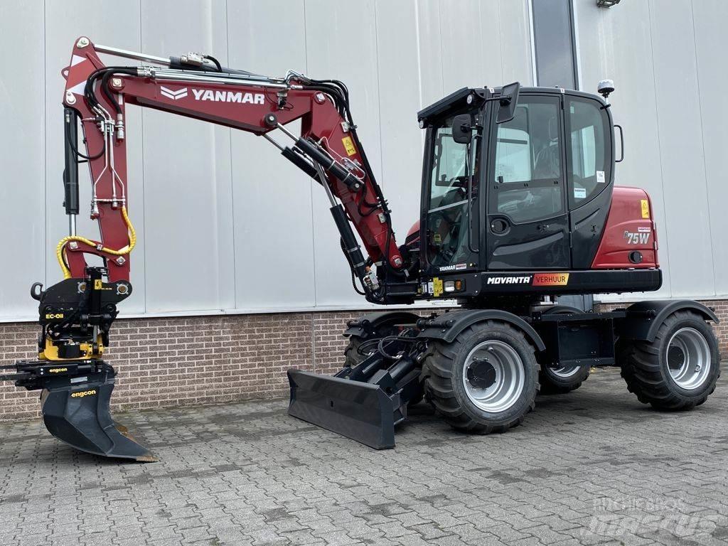 Yanmar B75W Pyöräkaivukoneet