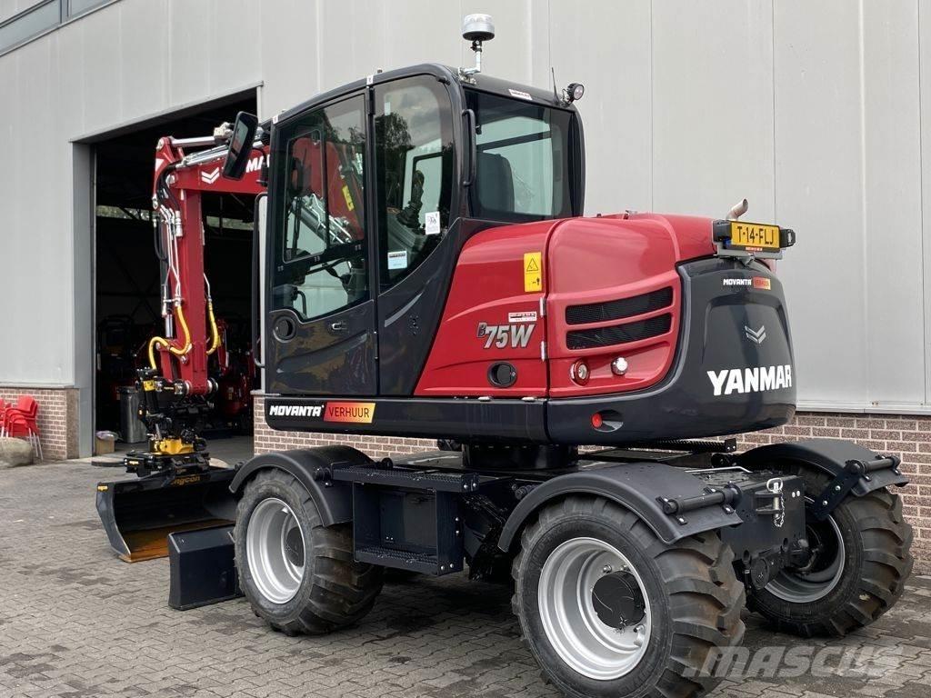 Yanmar B75W Pyöräkaivukoneet