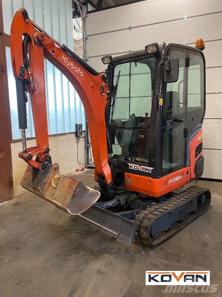 Kubota KX 018-4 Minikaivukoneet < 7t