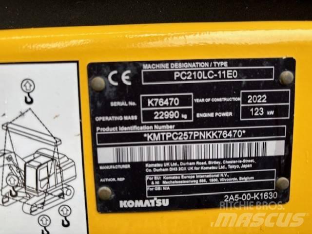 Komatsu PC 210 LC-11 Telakaivukoneet
