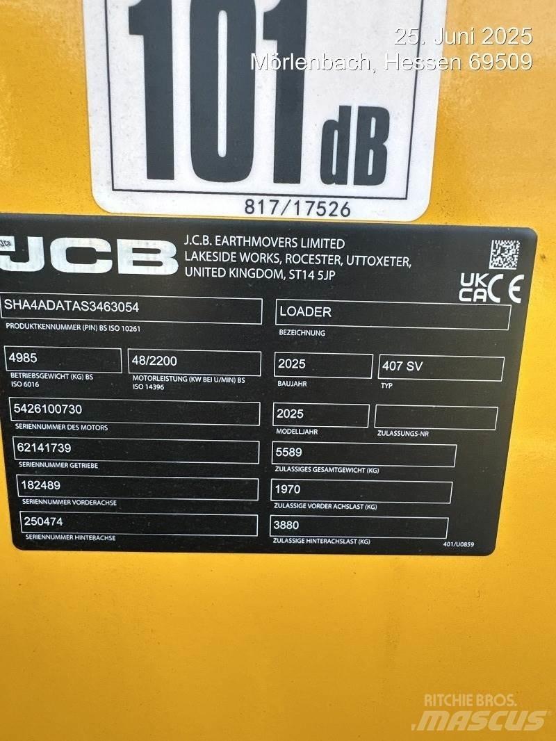 JCB 407 Pyöräkuormaajat