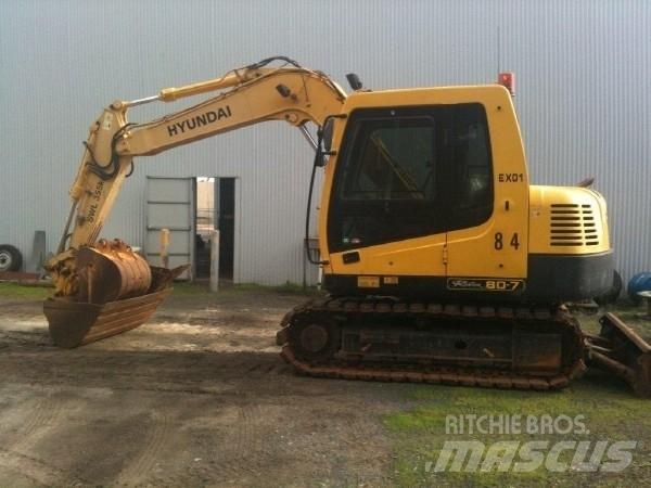Hyundai R80-7 Midikaivukoneet 7t - 12t