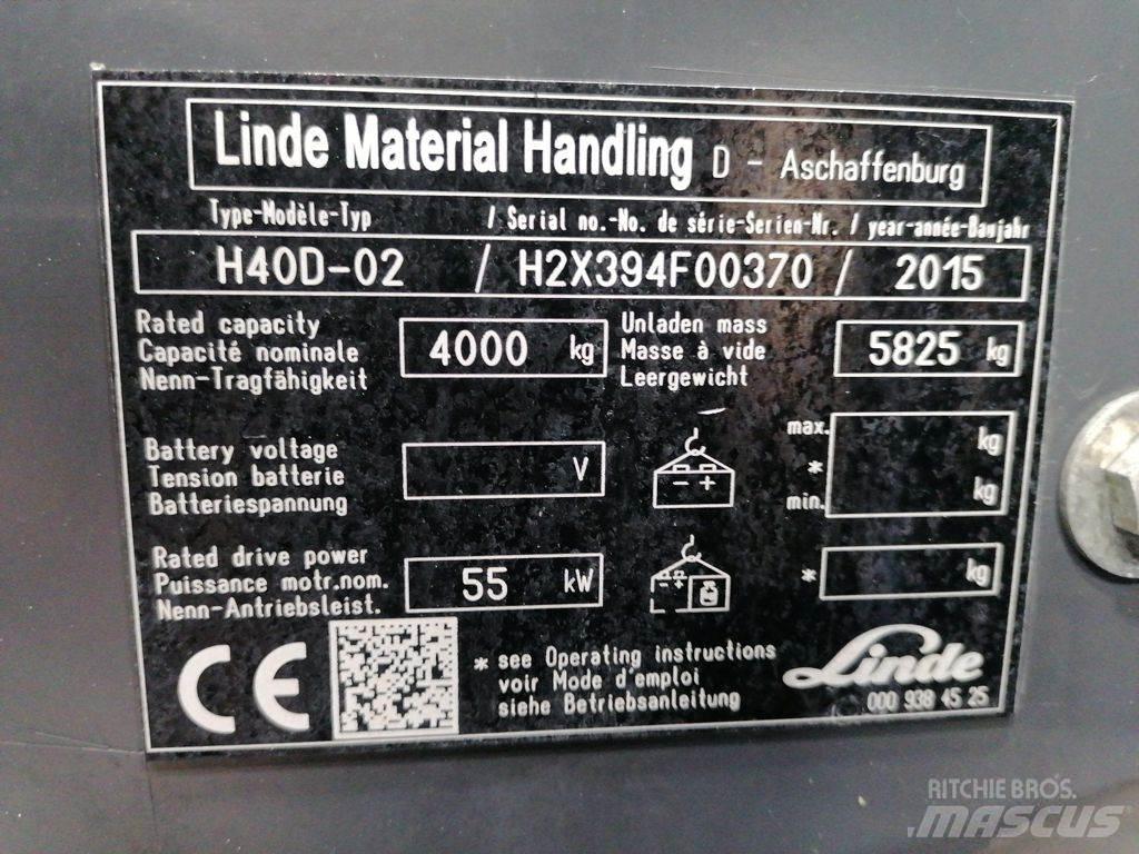 Linde H40D-02 Dieseltrukit