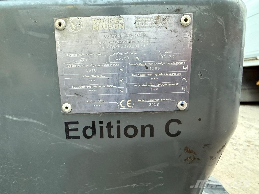 Wacker Neuson ET 16 Minikaivukoneet < 7t