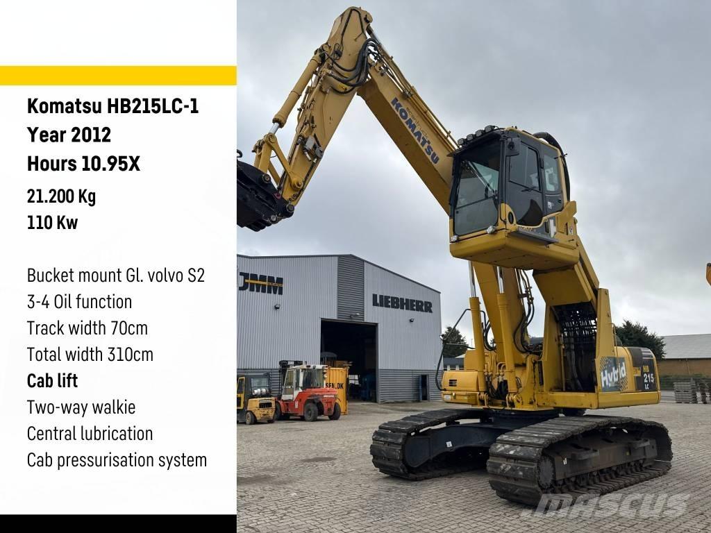 Komatsu HB215LC-1 Jätteenkäsittelijät