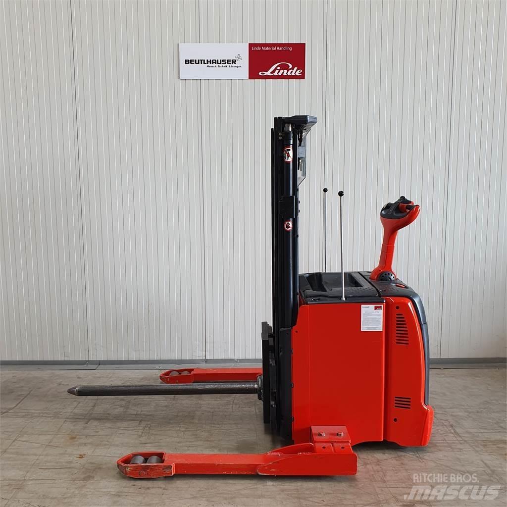 Linde L16AS Käyden ajettavat pinoamistrukit
