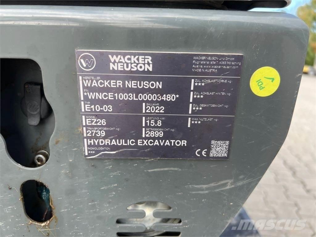 Wacker Neuson EZ26 Telakaivukoneet