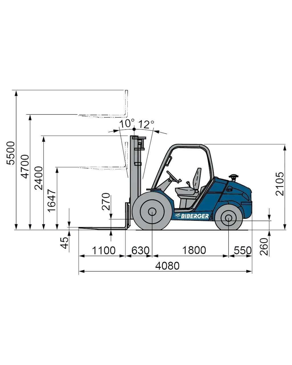 Manitou MSI 30 Dieseltrukit